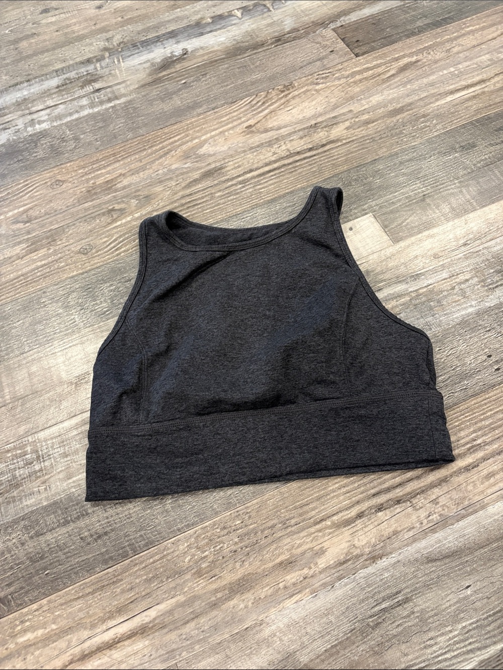 JoyLab Black High-Neck Cropped Tank